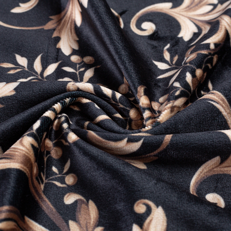 Printed Holland Velvet Fabric